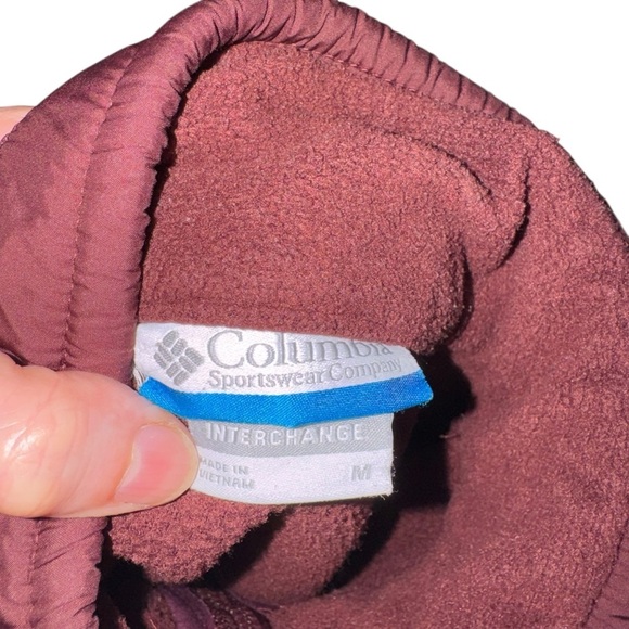 Columbia Women's M Medium Full Zip Fleece Jacket Fitted Outdoor Camping Hiking - Picture 7 of 7